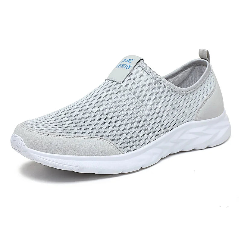 Zapatillas de deporte para hombre, zapatos informales transpirables para hombre, mocasines antideslizantes para exteriores para caminar, tenis ligeros a la moda para hombre, envío gratis
