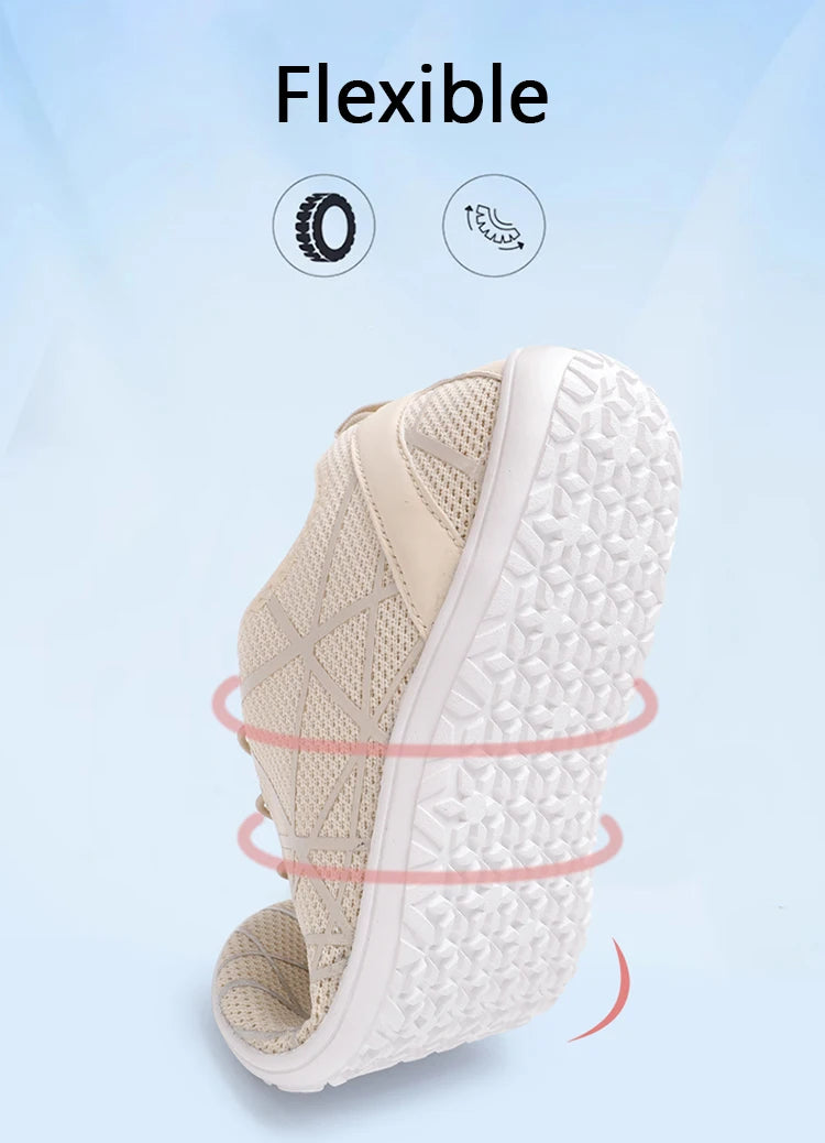 Zapatos informales transpirables para hombre, zapatos de agua ligeros antideslizantes Unisex, zapatos vulcanizados flexibles para mujer, zapatos de senderismo al aire libre 2025