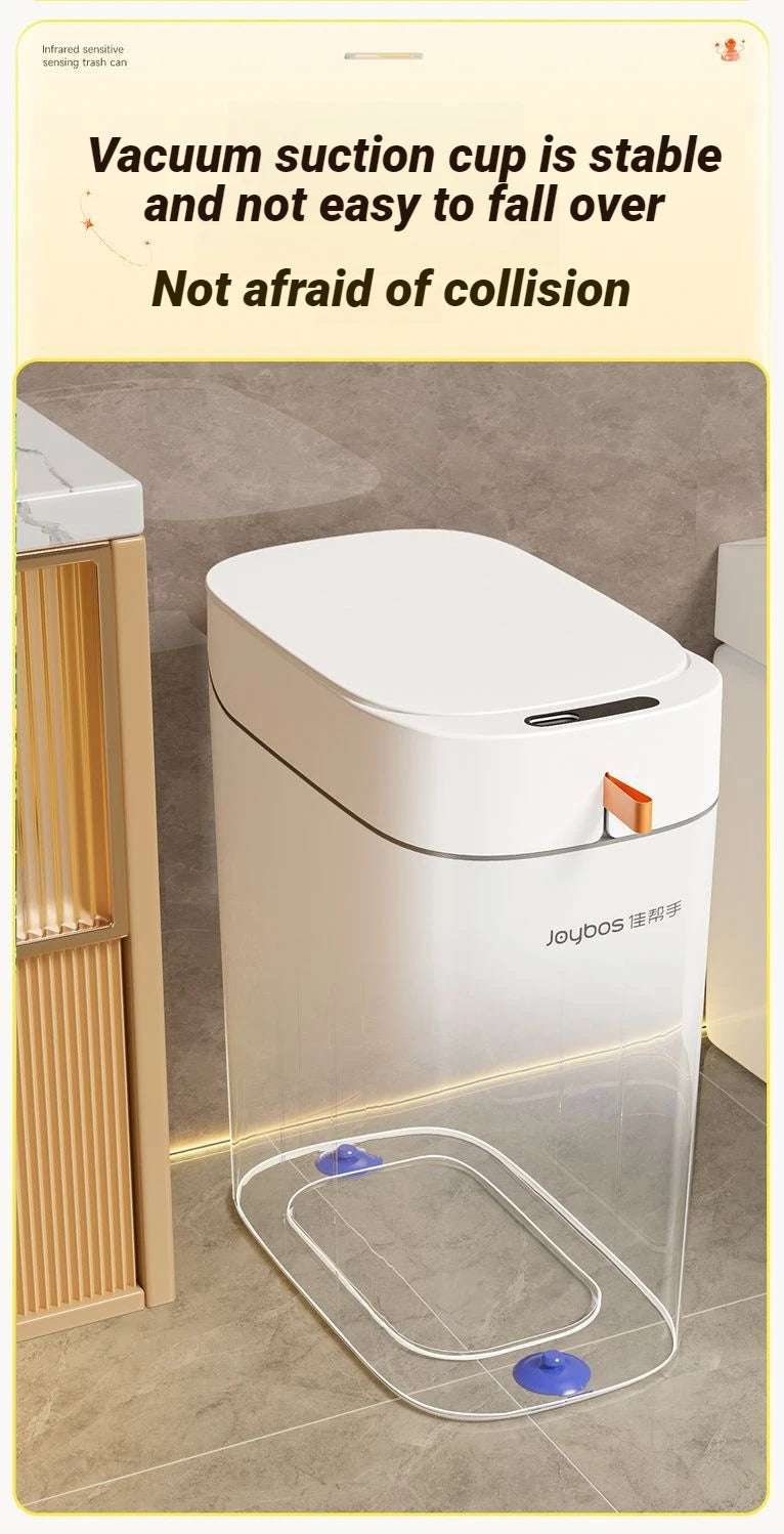 Papelera inteligente Joybos con sensor infrarrojo y carga USB