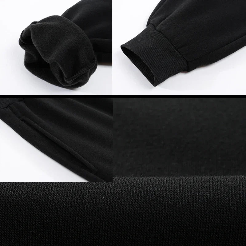 ¡Novedad de 2025! Pantalones de chándal para hombre, pantalones deportivos informales de alta calidad para otoño e invierno, pantalones para correr para gimnasio, pantalones con estampado cruzado para hombre