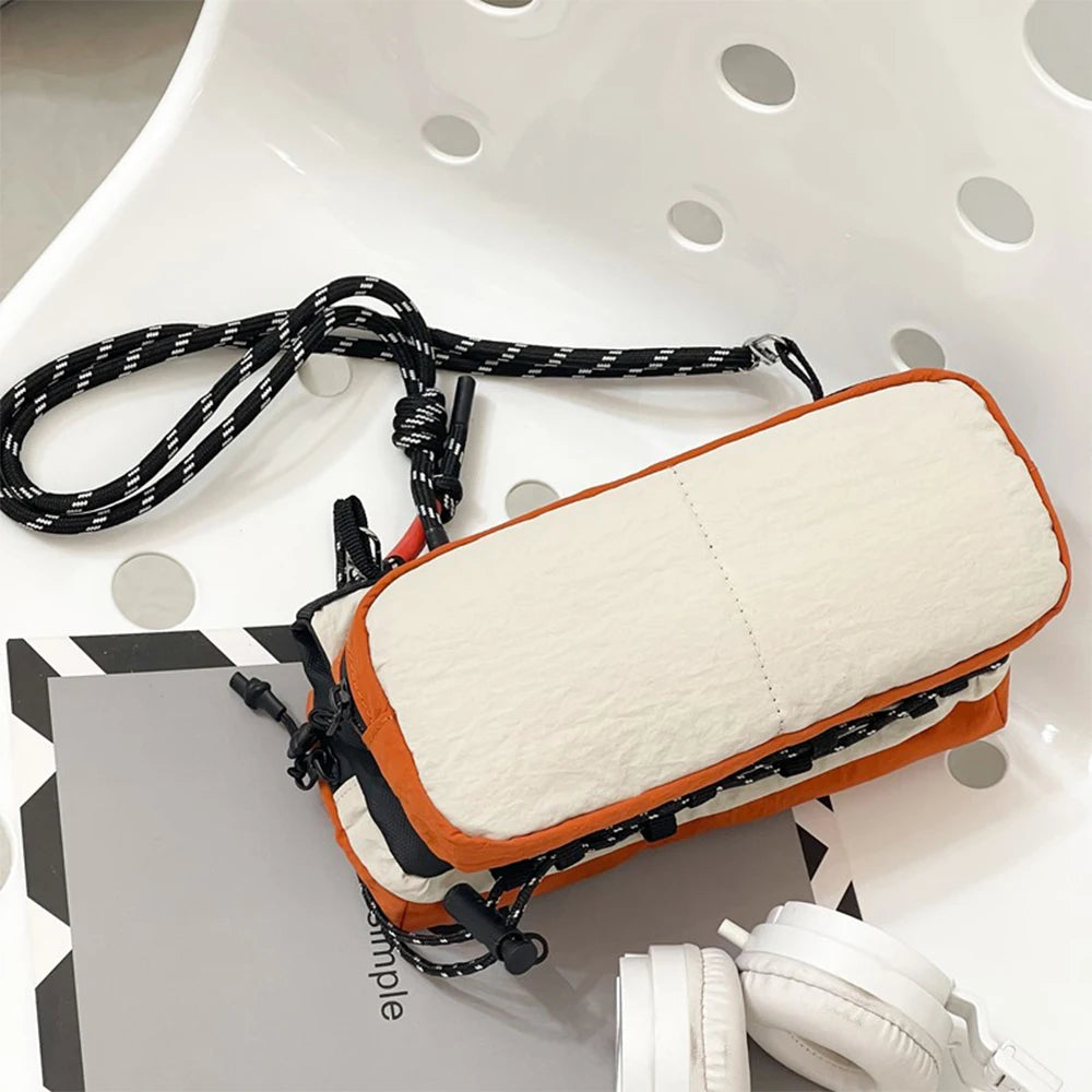 Bolso para botella de agua, bolso cruzado simple y liviano, bolso de hombro deportivo informal y moderno, bolso para teléfono móvil