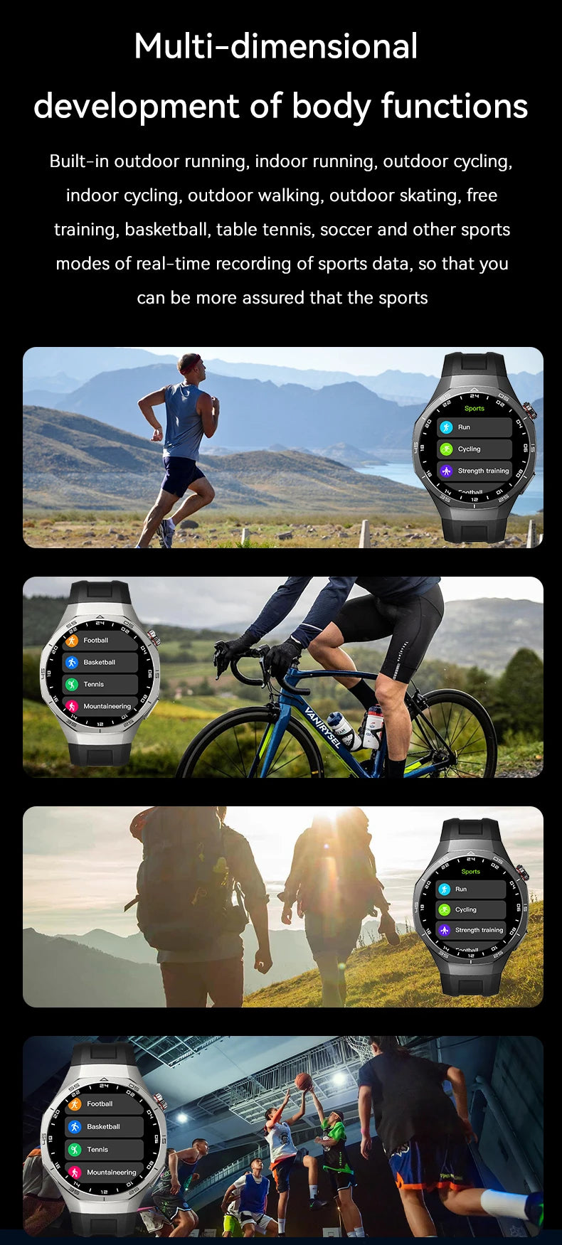 Reloj Inteligente LIGE ECG con Bluetooth para Llamadas