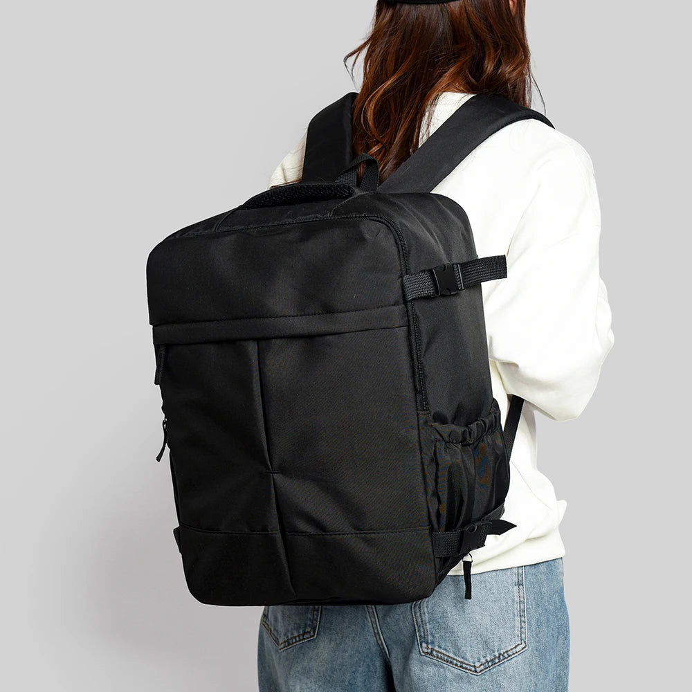 Set 2 Piezas: Mochila y Bolso Tote 180° Gran Capacidad para Viajes