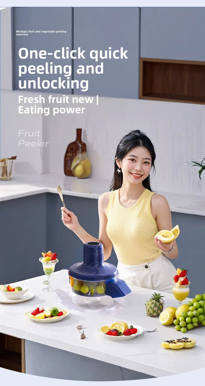 Pelador de Frutas Eléctrico Recargable