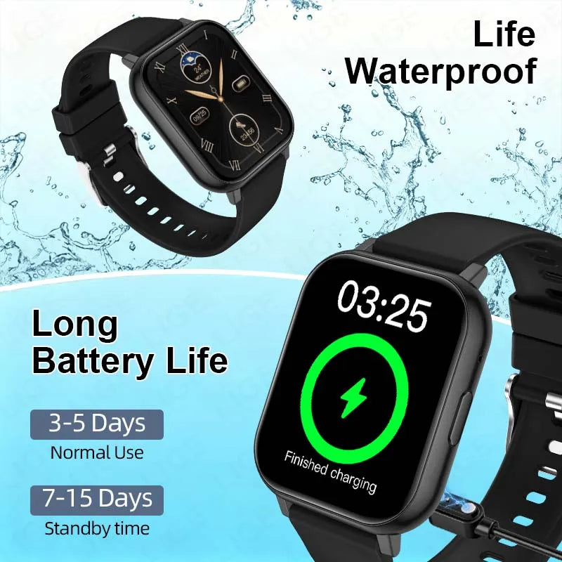 LIGE Reloj Inteligente HD 1.83 Deportivo