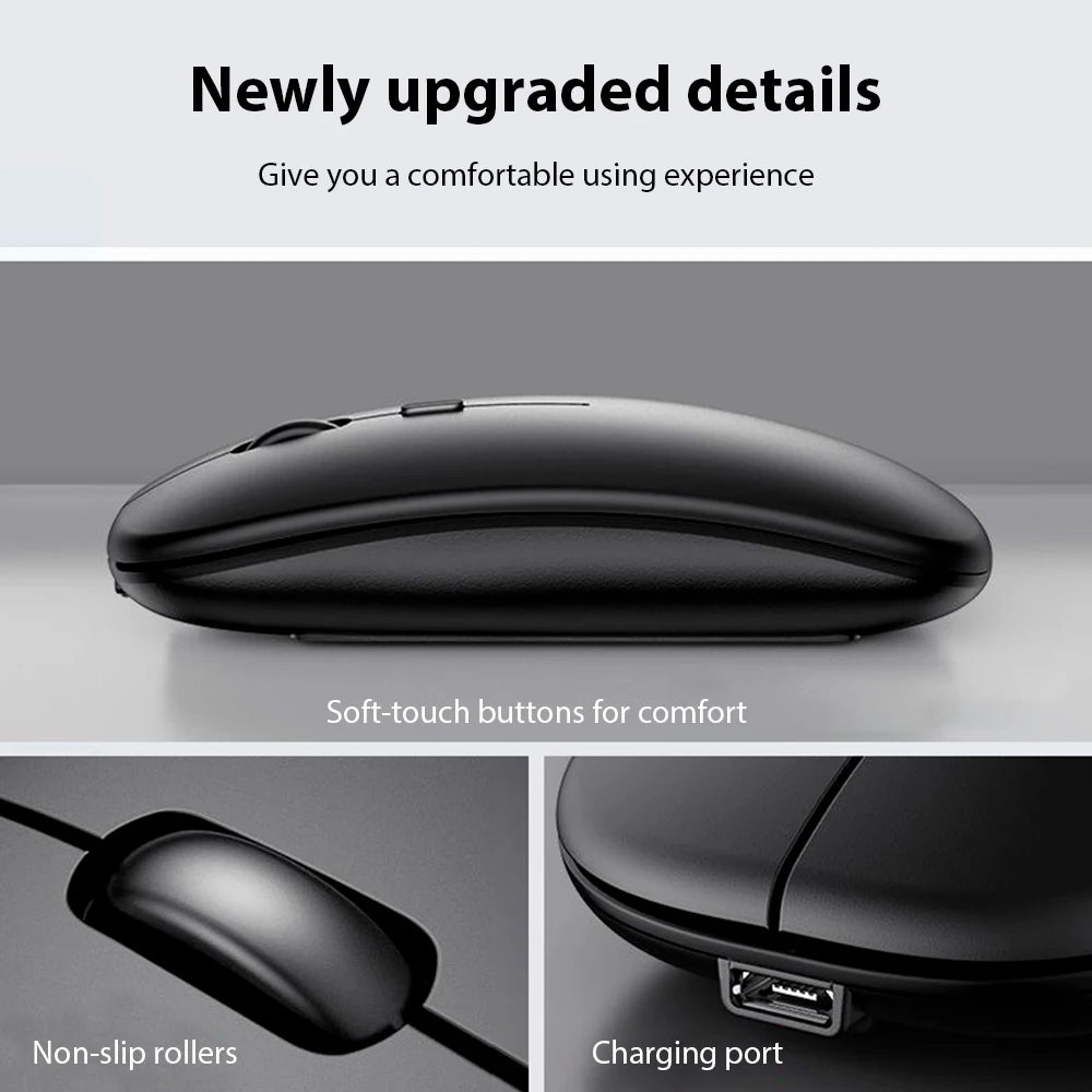 Teclado inalámbrico Bluetooth Universal para teléfono móvil, tableta, teclado y ratón, Mini teclado Bluetooth, accesorios para teclado Ipad
