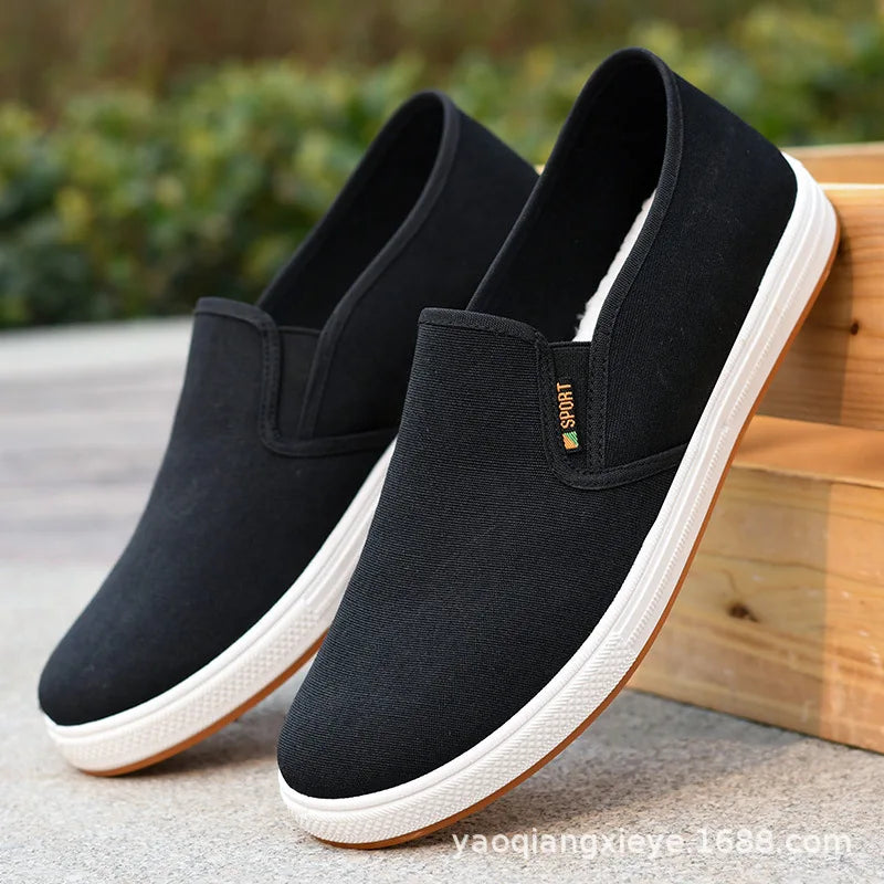 Zapatillas de Lona para Hombre sin Cordones | Livianas y Casuales