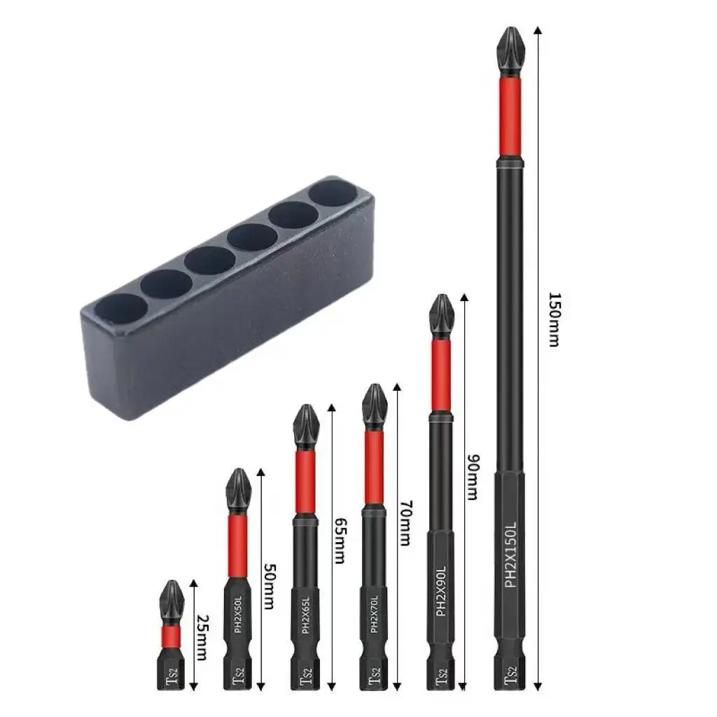 Set de Brocas PH2 de Impacto Magnéticas 5-60 Piezas