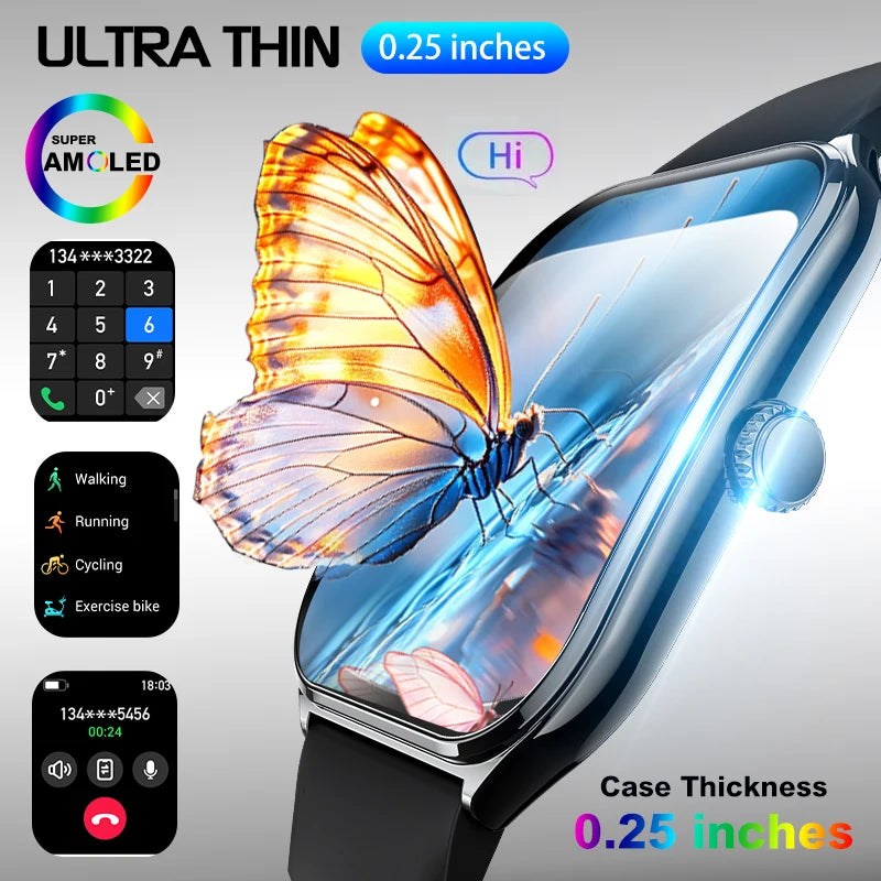 Reloj Inteligente Delgado AMOLED 1.43 Bluetooth