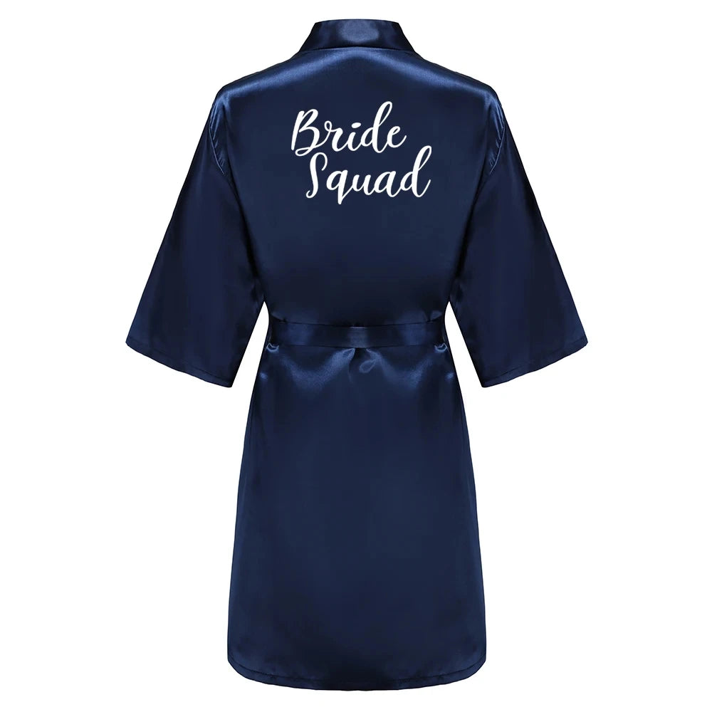 Bata de Satén para Mujer – Ropa de Dormir Talle Grande