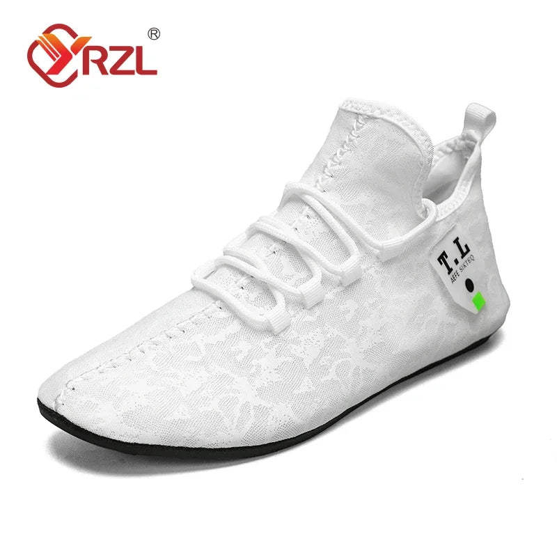 Mocasines de malla transpirables para hombre - Zapatos verano