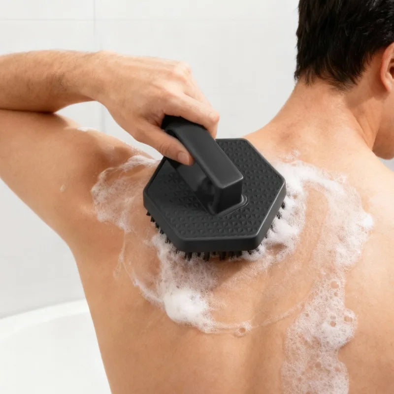 Cepillo de Ducha de Silicona para Masaje Corporal