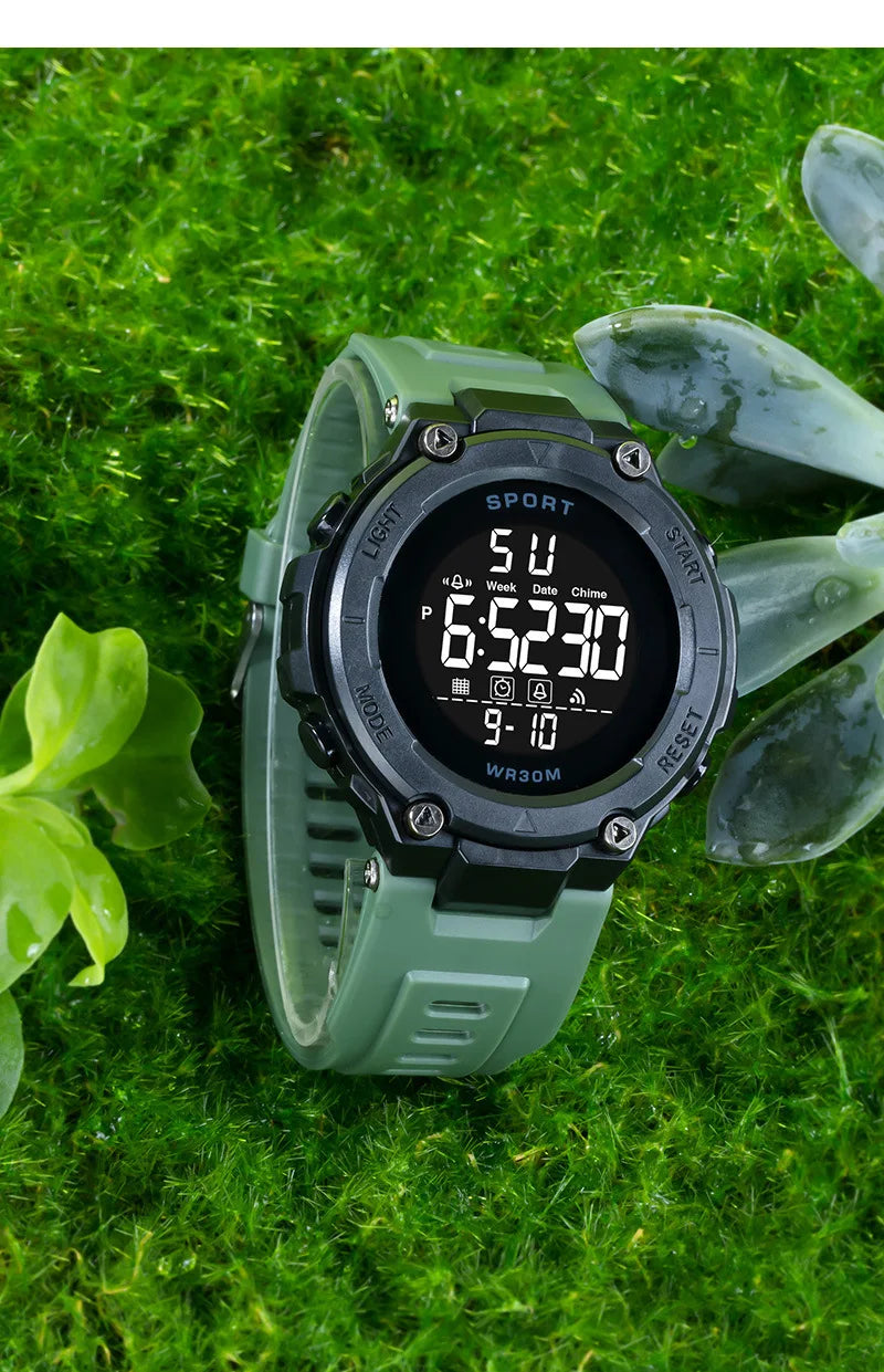 Reloj Deportivo Digital YIKAZE Militar para Hombre