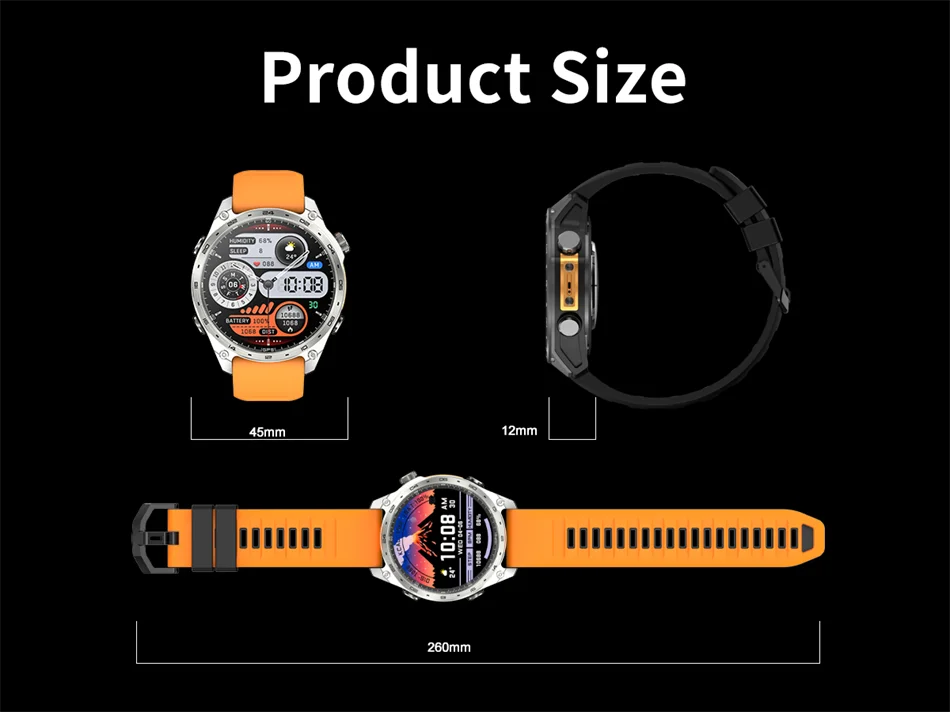Reloj Inteligente HD300 Pro con GPS Offline, Memoria 4GB y Linterna