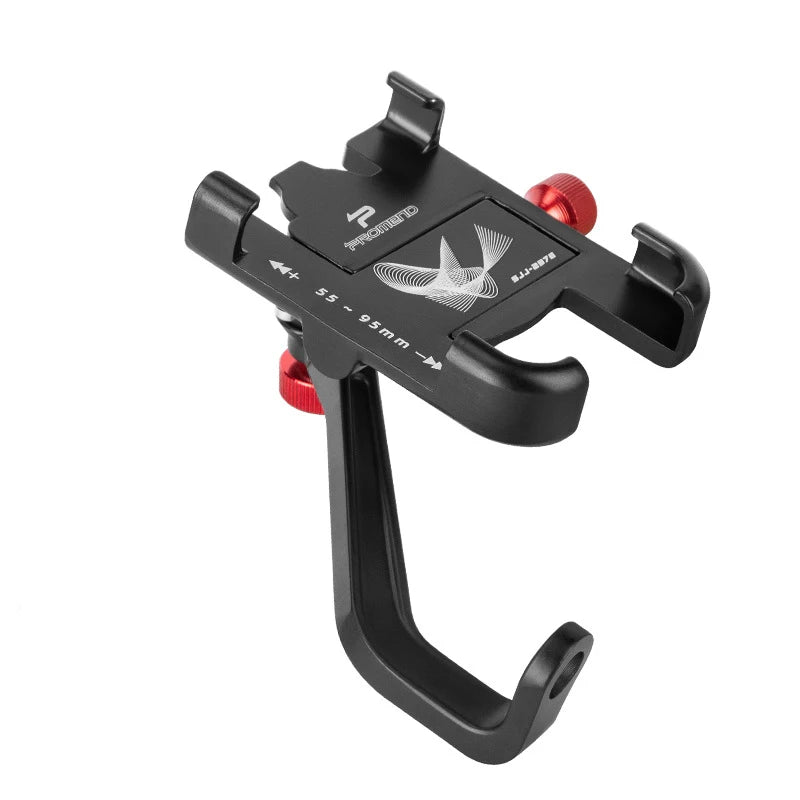 Soporte de Teléfono para Bicicleta y Moto, Aluminio, Ajustable