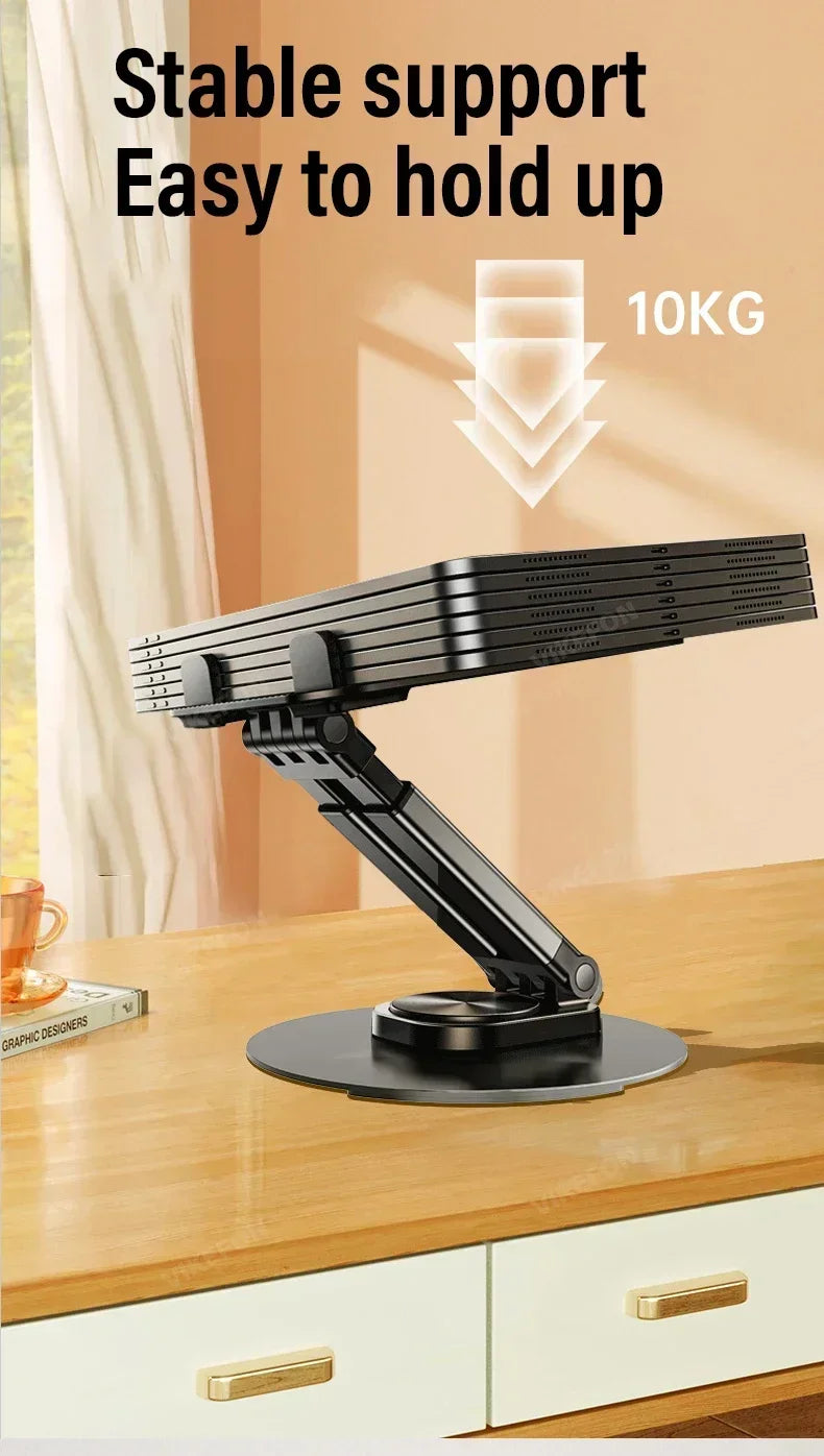 360 °   Soporte Giratorio para Teléfono, Tablet y Laptop, Antideslizante, para Escritorio, Oficina y Caminadora, Compatible con iPhone 17, 16, Samsung S26, S25