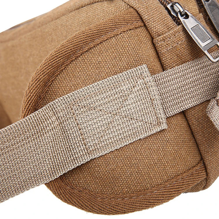 Riñonera para hombre, bolsa de viaje con correas ajustables, ideal para senderismo y acampada al aire libre