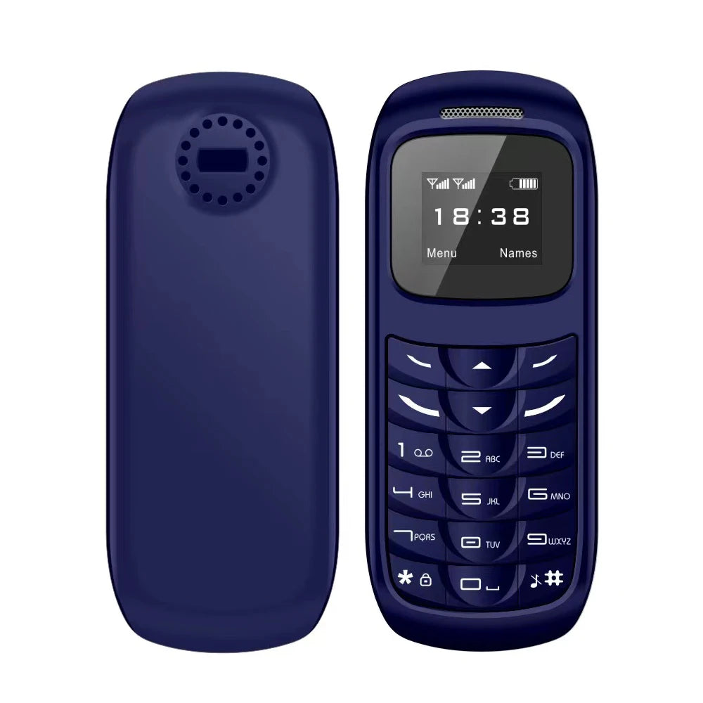SERVO BM70 Mini teléfono móvil 2SIM en espera Bluetooth marcador grabación de llamadas voz mágica reproductor de MP3 lista negra pequeño teléfono móvil barato