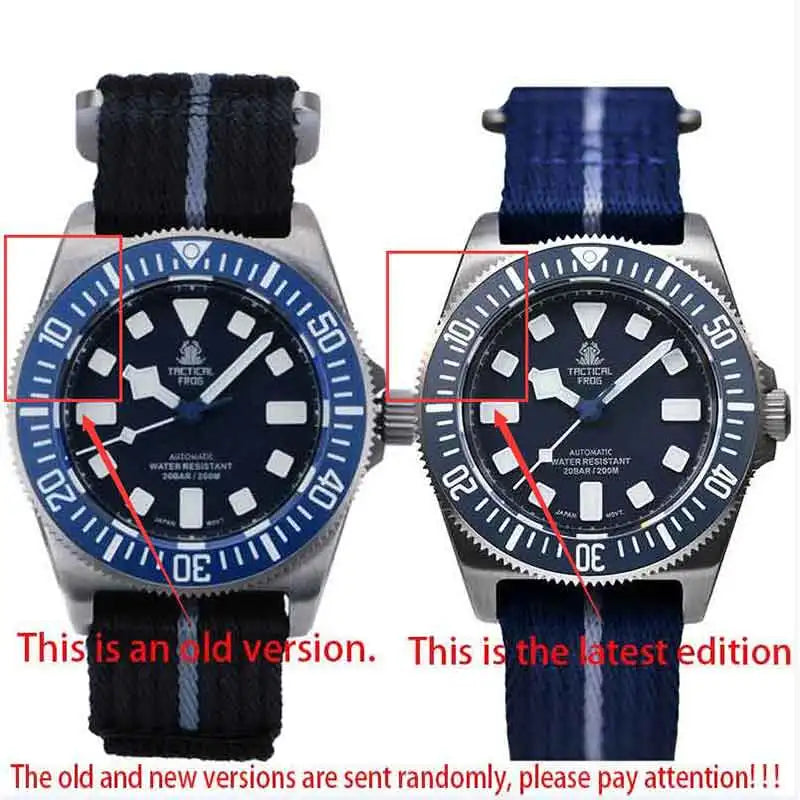 Reloj Mecánico Automático HEIMDALLR Titanio Buceo 200M Zafiro NH35