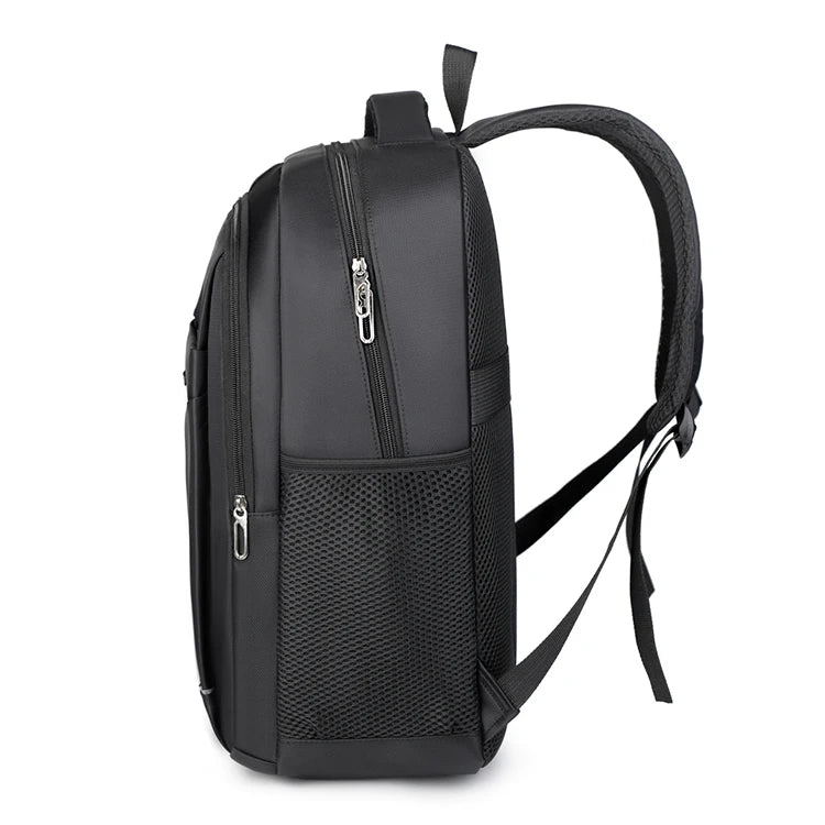 Mochila de gran capacidad - Hecha de tela resistente, con cierre de cremallera, adecuada para bolsas profesionales para portátiles, mochilas de viaje