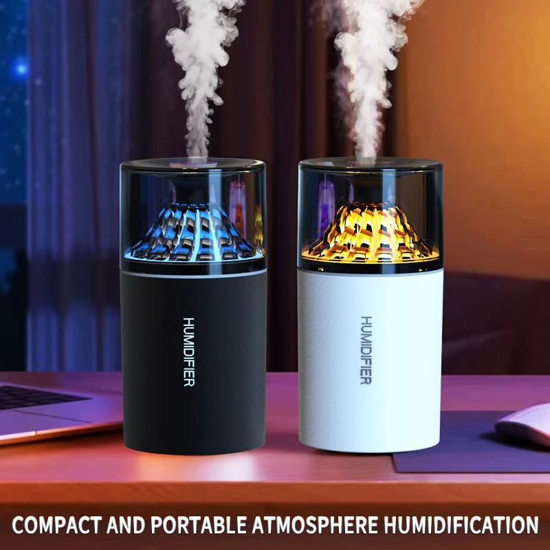 Mini Humidificador Nube para Auto con Luz Ambiente