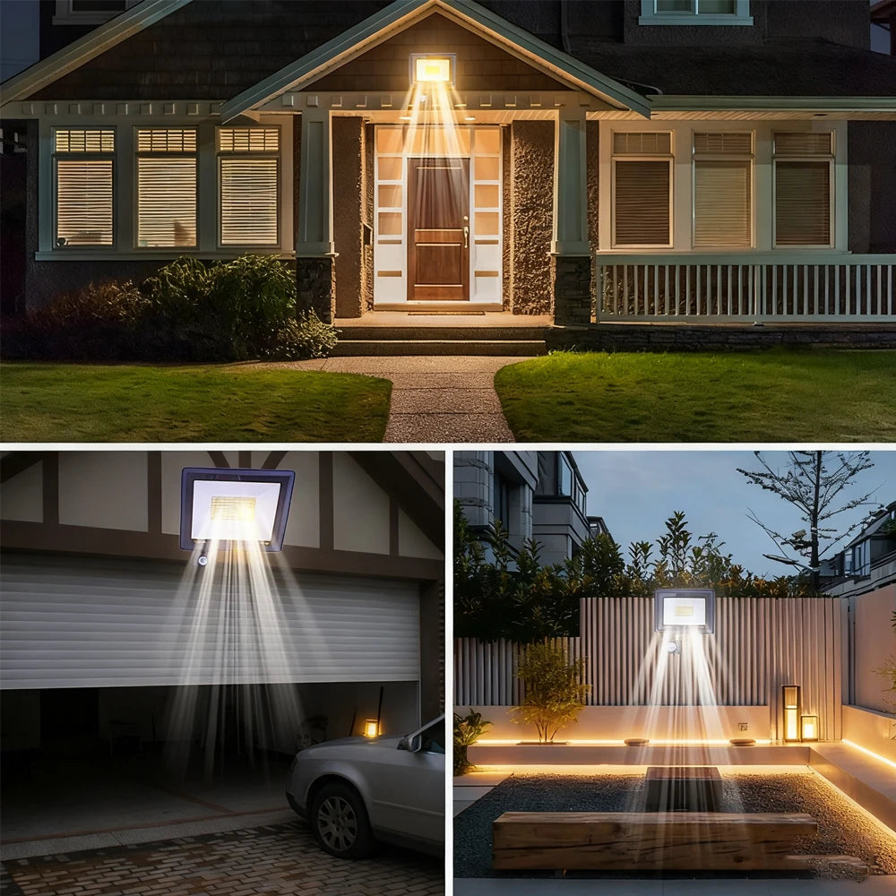 Reflector LED con Sensor de Movimiento IP66 para Exteriores 10W-50W