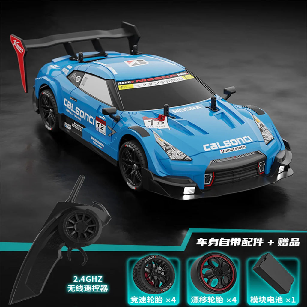 GTR 2,4G Drift Racing Car 4WD todoterreno, vehículo de Control remoto juguetes electrónicos para Hobby para niños coche RC
