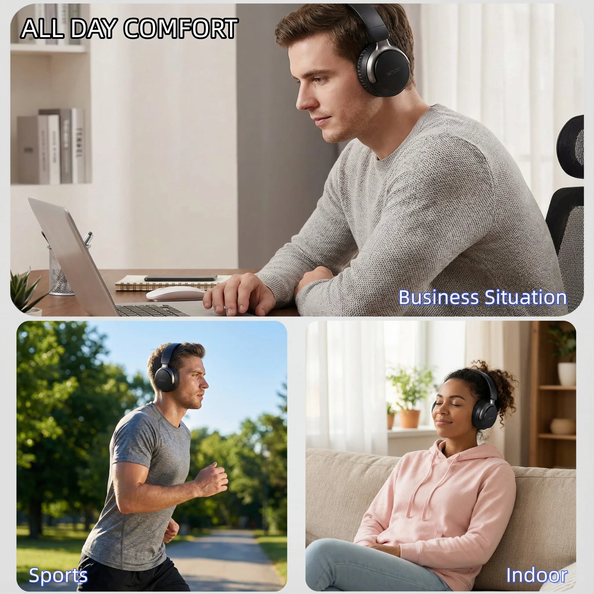 SODO SD1103 Auriculares Bluetooth 5.3 HiFi 48h