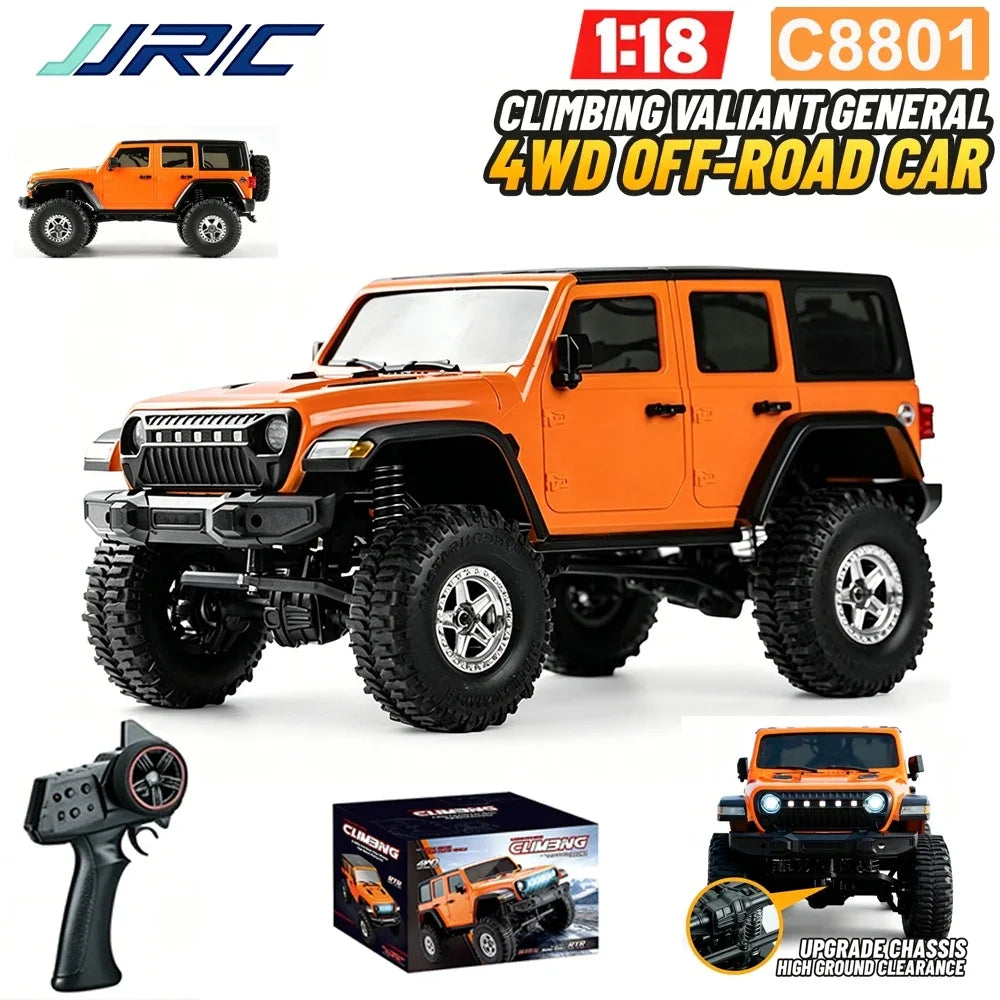 Auto RC JJRC C8801 Jeep Wrangler 4WD 1:18 Control Remoto