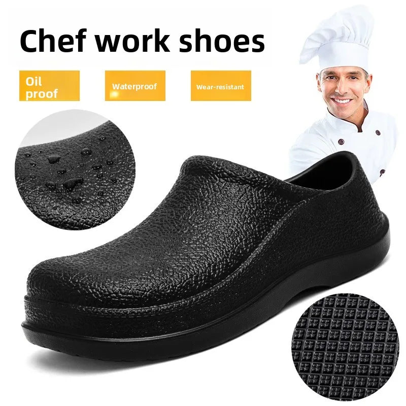Zuecos de chef unisex antideslizantes de EVA para cocina y restaurantes
