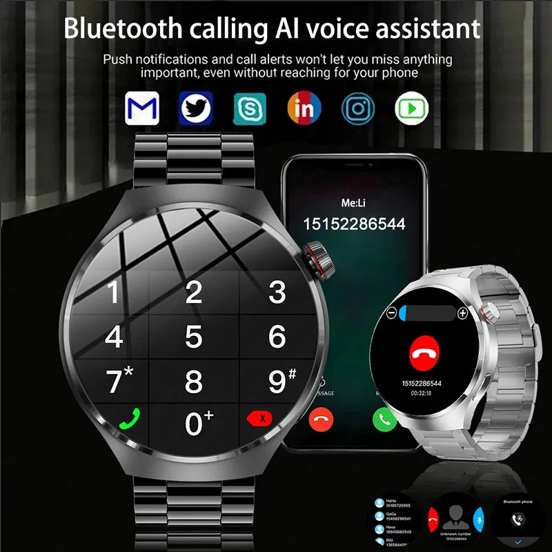 Reloj Inteligente 4 Pro GPS AMOLED Bluetooth