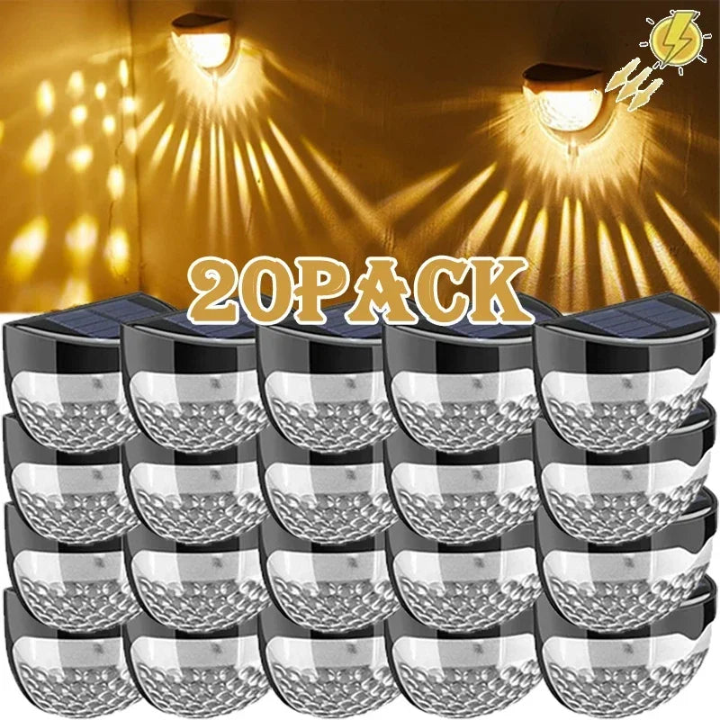 Luces Solares LED Impermeables para Jardín y Patio