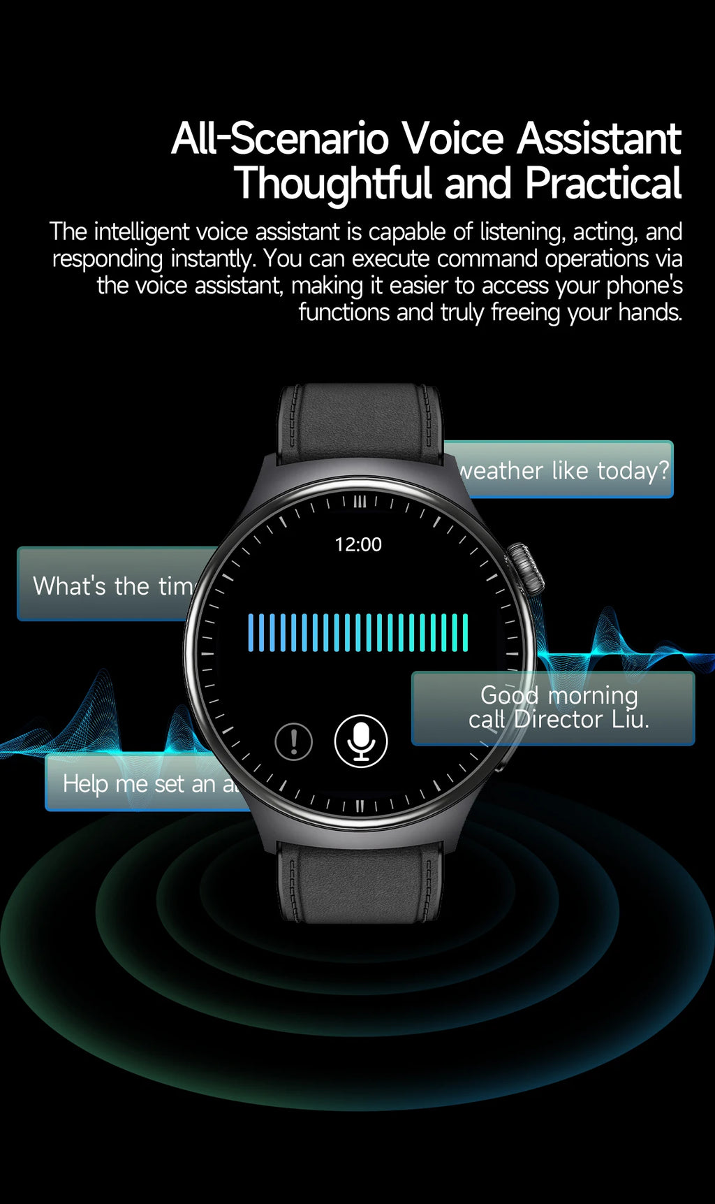 Reloj Inteligente con ECG, Grasa Corporal y Presión Arterial AMOLED