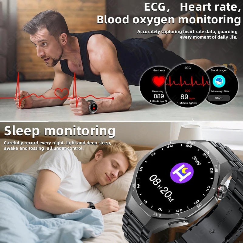 Reloj Inteligente LIGE ECG con Bluetooth para Llamadas