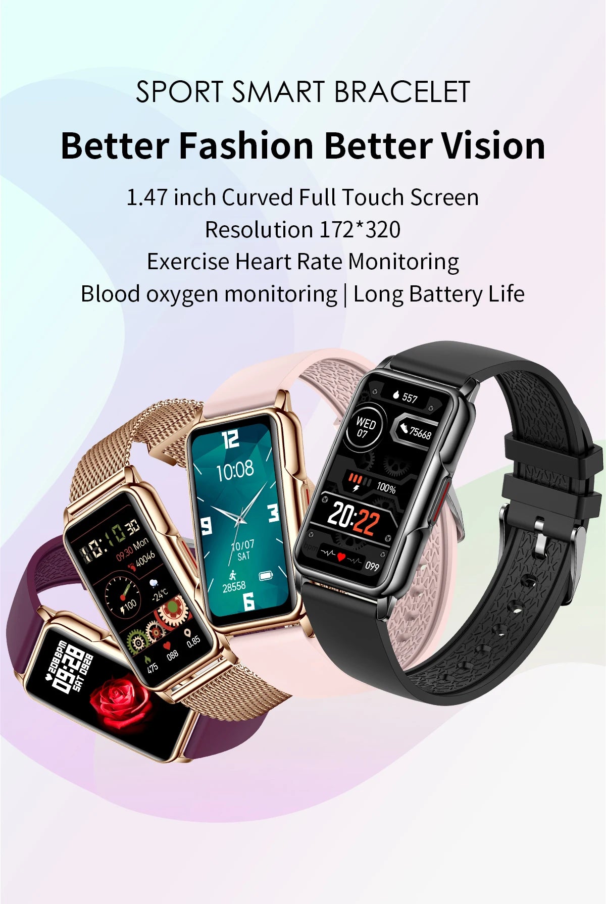 Pulsera Inteligente Ritmo Cardíaco Oxígeno