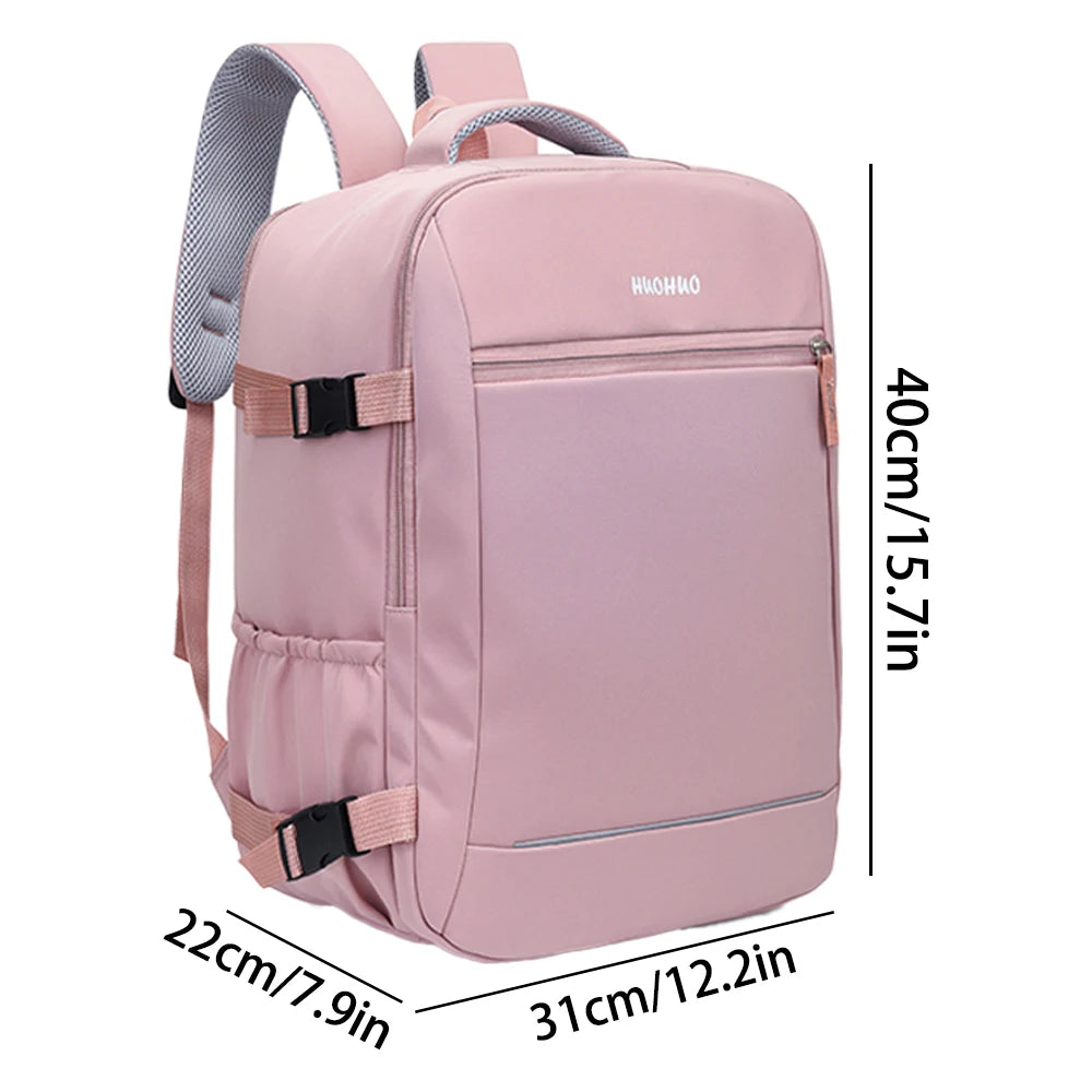 180 °     Mochila Completamente Abierta con Gran Capacidad y Múltiples Bolsillos, Adecuada para Viajes Diarios, Equipaje de Negocios y Bolsa para Computadora