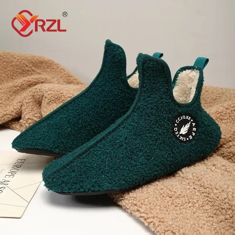 Zapatillas de Algodón para Hombre YRZL - Cálidas Interior Invierno