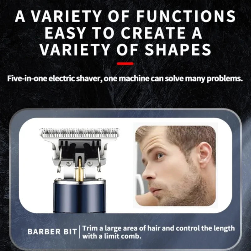 Kemei Recortadora de Pelo 5 en 1 para Hombre