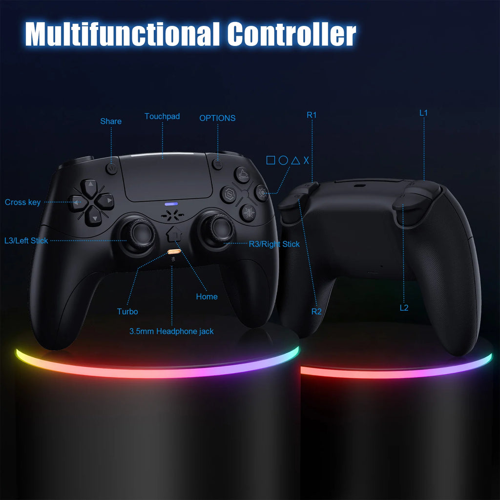 Mando inalámbrico para Playstation 5 con Turbo Dual Sense, vibración adaptativa, gatillos, micrófono externo, controlador de juegos para consola PS5