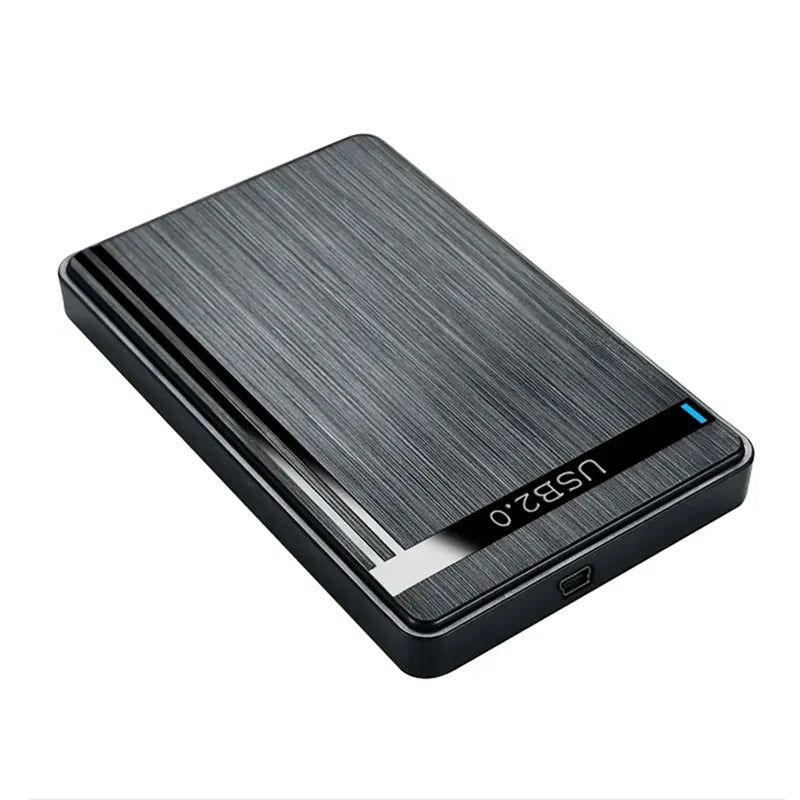 Carcasa de Disco Duro SATA de 2.5 Pulgadas USB 2.0 de Alta Velocidad para SSD, HDD, Laptop, PC, Escritorio, Hogar, Oficina, Uso Diario