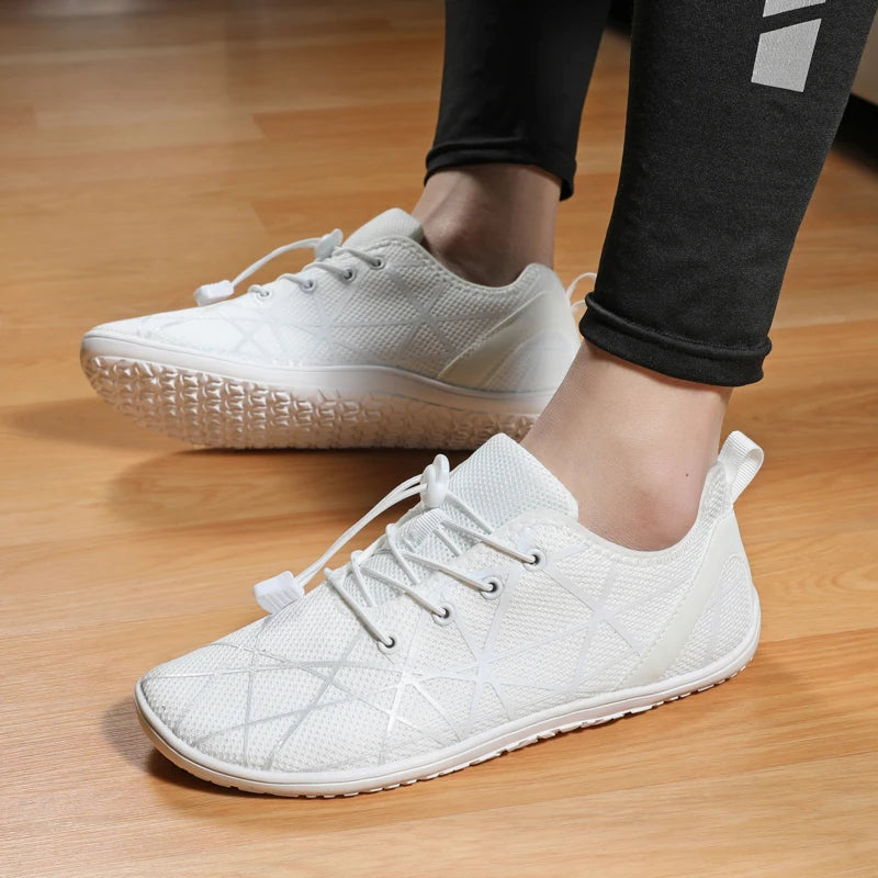 Zapatos informales transpirables para hombre, zapatos de agua ligeros antideslizantes Unisex, zapatos vulcanizados flexibles para mujer, zapatos de senderismo al aire libre 2025