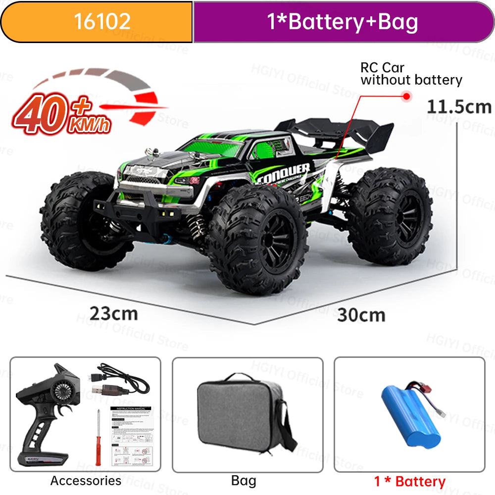 Teeggi 16101 /16102 PRO 1:16 70 KM/H carreras de deriva de alta velocidad SG116 MAX 4WD RC coche todoterreno monstruo camión juguetes para regalo de chico