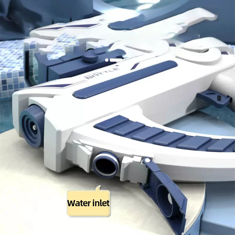 Pistola de agua eléctrica para niños, juguete con ráfagas de alta presión, carga fuerte, rociador automático de agua, pistolas de juguete