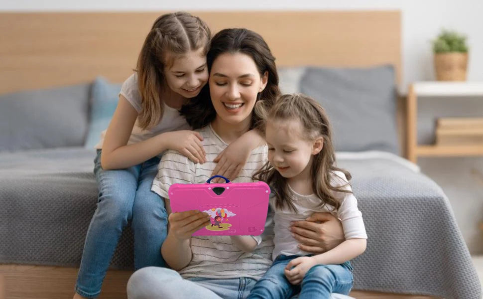 Nueva Tablet Infantil de 7 Pulgadas con WiFi, Android, para Aprendizaje y Educación, Quad Core, 4GB RAM, 64GB ROM, Regalo Ideal para Niños