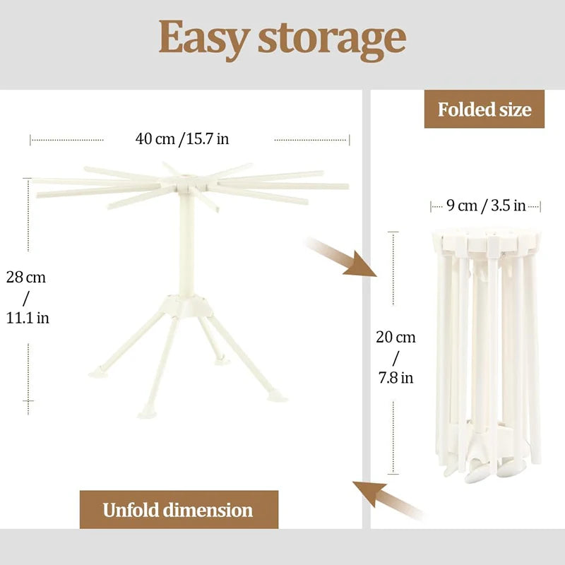 Estante Plegable para Secado de Pasta