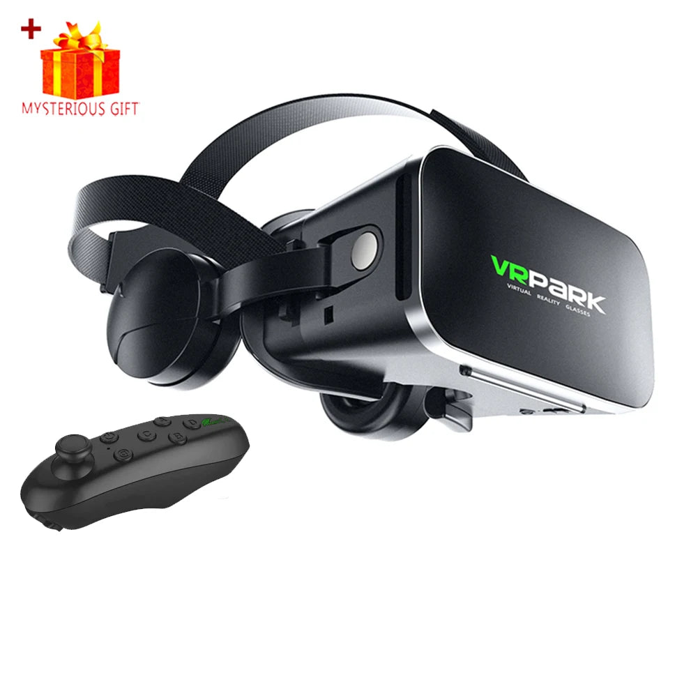 Gafas de realidad Virtual VR, auriculares 3D, dispositivos Bluetooth, casco para teléfono inteligente, lentes, auriculares Viar para teléfono inteligente, móvil