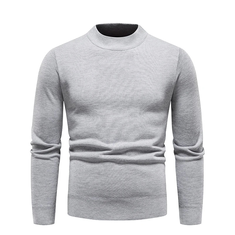 Jersey para hombre, suéter suave, camisas de terciopelo de invierno, ropa de marca, blusa fría cálida de lana tejida, camisas inferiores ajustadas