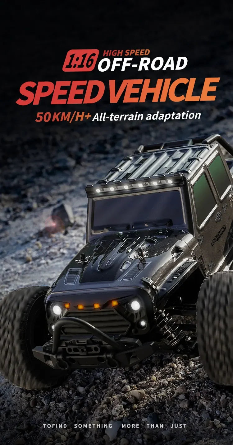Coche RC MJX VS SCY 16101 16102 PRO 4WD 70Km/h 1/16 de Alta Velocidad, Monster Truck Todoterreno con Control Remoto, Vehículo Eléctrico