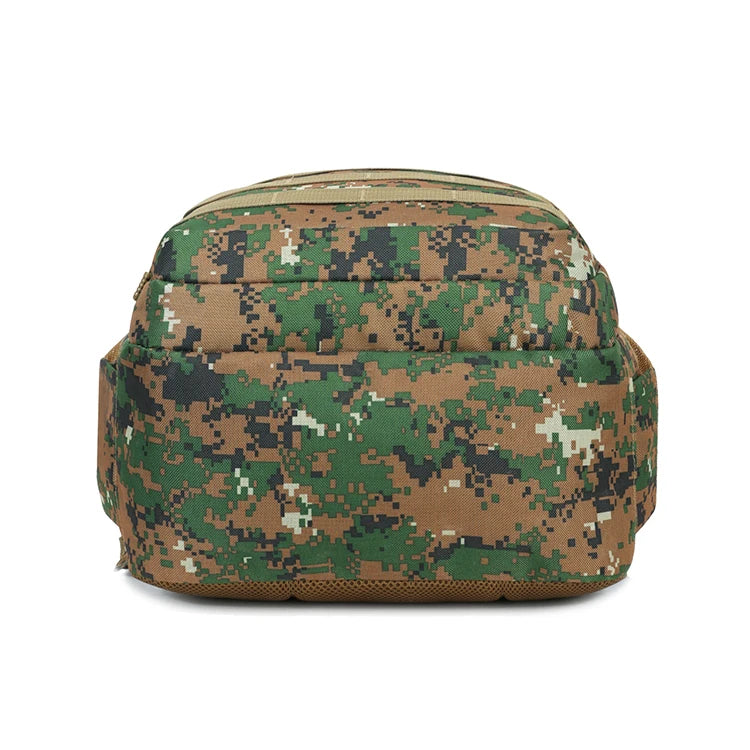 Mochila camuflaje de gran capacidad: cierre con cremallera, senderismo, viajes, mochila para aventuras al aire libre
