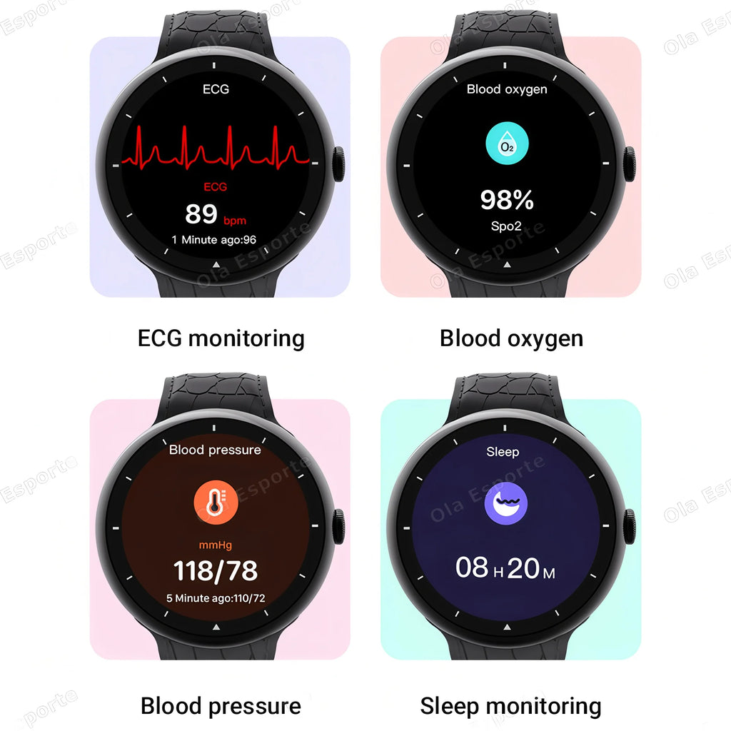 Reloj inteligente para hombre, pantalla AMOLED de 1,52 pulgadas, llamada BT, GPS, rastreador de actividad/deporte, Monitor de salud, reloj inteligente con carga inalámbrica